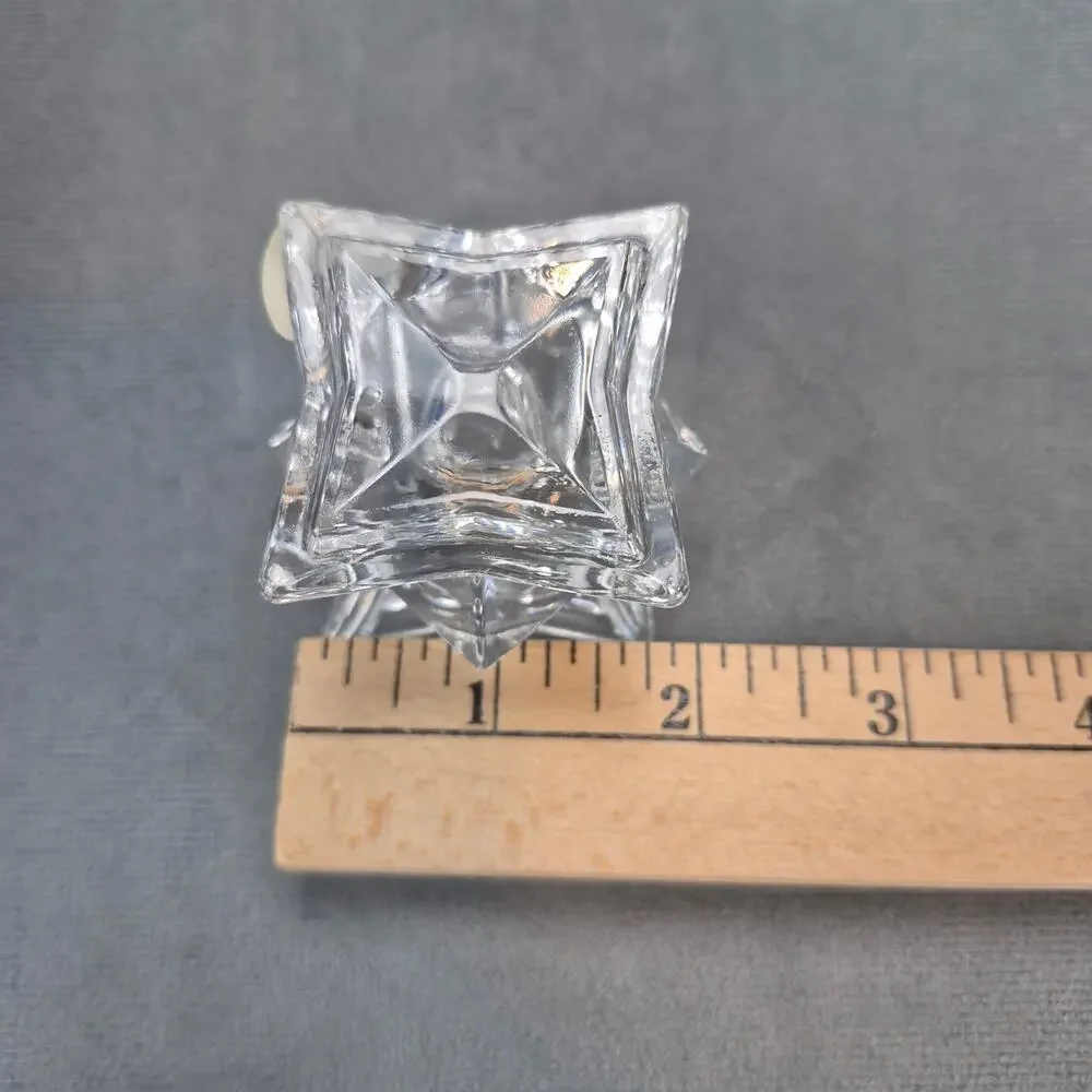 Deplomb Lot of 6 24% Lead Crystal Candle 2